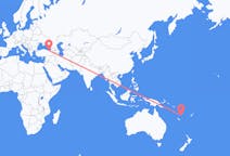 Flyg från Port Vila, Vanuatu till Trabzon, Turkiet