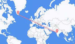 เที่ยวบิน จาก โอรังคาบาด, อินเดีย ไปยัง Narsarsuaq, กรีนแลนด์