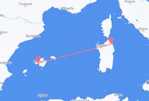 Flyg från Olbia, Italien till Palma de Mallorca, Spanien