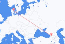 Flights from Kutaisi to Aarhus