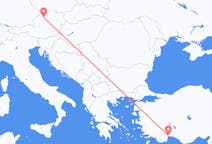Flyreiser fra Antalya, Tyrkia til Linz, Østerrike