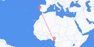 Flyreiser fra Ekvatorial-Guinea til Portugal