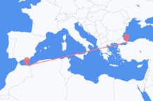 Flyrejser fra Nador til Istanbul