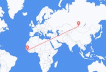 Flights from Conakry, Guinea to Kyzyl, Russia