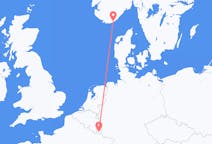 Flüge von Kristiansand, nach Luxemburg