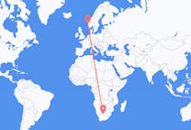 Flyreiser fra Dingleton, Sør-Afrika til Bergen, Norge