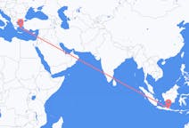 Flüge von Surabaja, Indonesien nach Mykonos, Griechenland