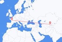 Flug frá Tashkent, Úsbekistan til Poitiers, Frakklandi
