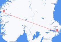 Flyreiser fra Førde, Norge til Stockholm, Sverige