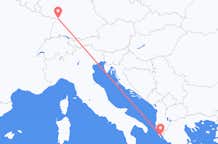 Flyg från Karlsruhe, Tyskland till Korfu, Grekland