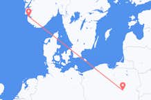 Flyreiser fra Stavanger, til Warszawa
