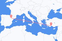 Flyg från Zaragoza till Antalya