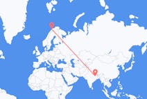 Flyg från Patna, Indien till Tromsø, Norge