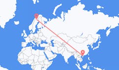 Flyg från Zhanjiang till Kiruna