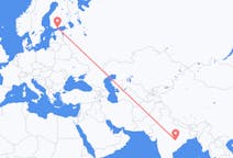 Flights from Raipur, India to Helsinki, Finland
