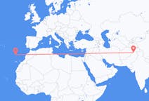 Flights from Peshawar to Funchal