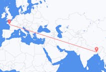 Flights from Dhaka to Nantes