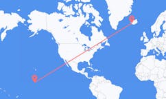 Flights from Kiritimati, Kiribati to Reykjavik, Iceland