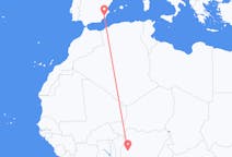 Flights from Ilorin to Murcia