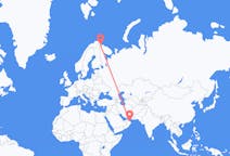 Flights from Muscat to Kirkenes