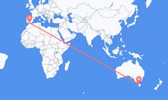 호주 데본포트에서 출발해 스페인 말라가로(으)로 가는 항공편