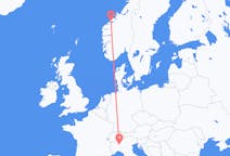 Flights from Molde, Norway to Milan, Italy