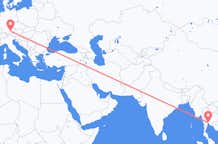 Flyrejser fra Bangkok til München