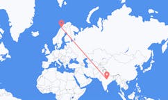 Flights from Jabalpur, India to Narvik, Norway
