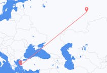 Flights from Yekaterinburg, Russia to Chios, Greece