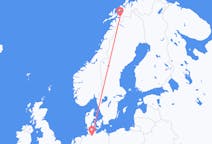 ノルウェーのから ナルヴィク、ドイツのへ ハンブルクフライト