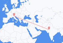 Flyreiser fra Jodhpur, India til Verona, Italia