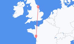 Flyg från La Rochelle, Frankrike till Kirmington, England