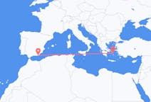 Flyreiser fra Mykonos, Hellas til Almeria, Spania