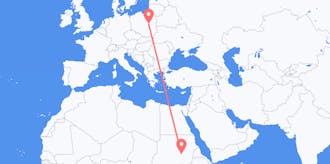 Flyreiser fra Sudan til Polen