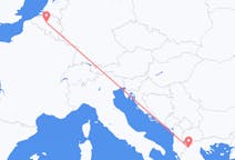 出发地 希腊从卡斯托利亚地区单位出发目的地 比利时布鲁塞尔的航班