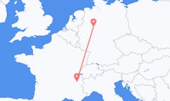 Flyrejser fra Paderborn, Tyskland til Chambery, Frankrig