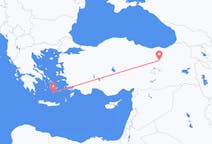 Flights from Erzincan, Turkey to Santorini, Greece