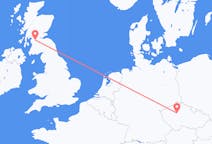 Vols de Glasgow, Écosse pour Prague, Tchéquie