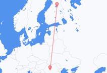 Flights from Kajaani, Finland to Sibiu, Romania