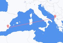 Flights from Tirana to Murcia