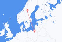 Flights from Szymany, Szczytno County, Poland to Östersund, Sweden