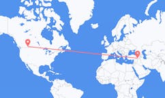 加拿大出发地 萊斯布里奇飞往加拿大目的地 巴特曼的航班