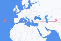 Flights from Dushanbe, Tajikistan to Ponta Delgada, Portugal
