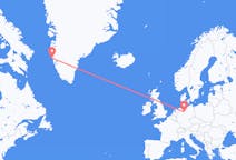 Flyrejser fra Maniitsoq, Grønland til Hannover, Tyskland