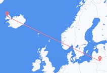 Flights from Ísafjörður, Iceland to Vilnius, Lithuania