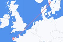 Flights from Quimper, France to Gothenburg, Sweden