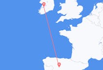 Flyg från Valladolid, Spanien till Shannon, County Clare, Irland