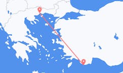 Vluchten van Kastellorizo naar Kavala