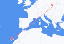 Flyrejser fra Krakow, Polen til Las Palmas, Spanien