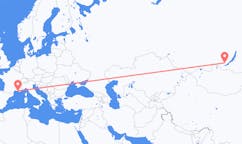 Flights from Irkutsk, Russia to Marseille, France
